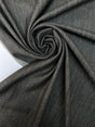 Wool Cotton Woven Melange Gray