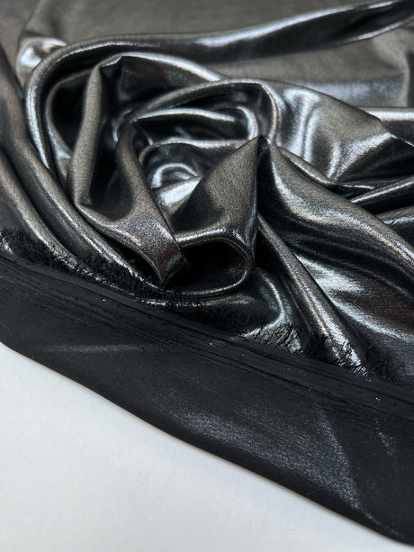 Silver Lurex Polyamide Stretch Fabric