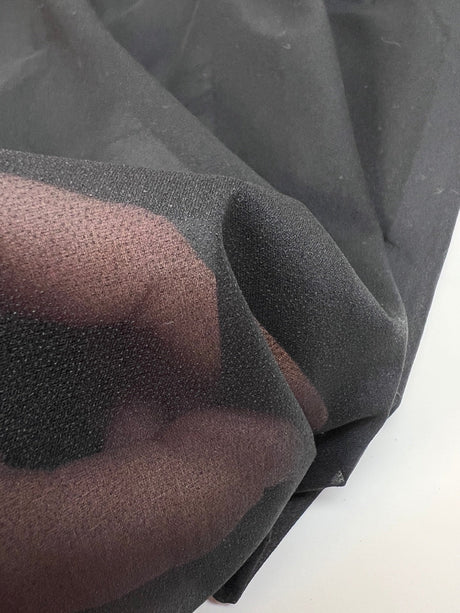 Black Stretch Polyester Interlining