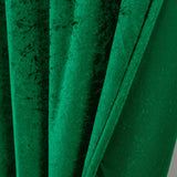 Velvet Backdrop Drape Panel 12 ft x 57 in Emerald Green