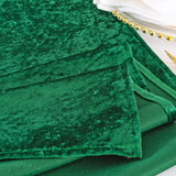 Velvet Table Runner 13x108 Emerald Green