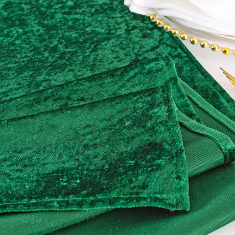 Velvet Table Runner 13x108 Emerald Green