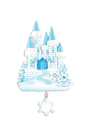 6" Ice Castle Customizable Ornament
