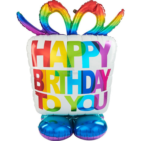Birthday Present AirLoonz Foil Balloon