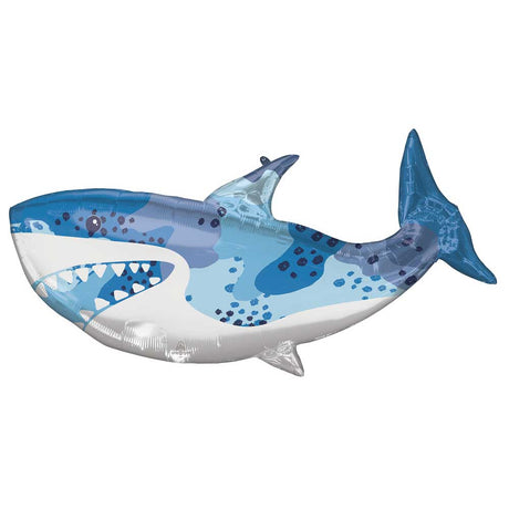 Blue Shark Foil Balloon