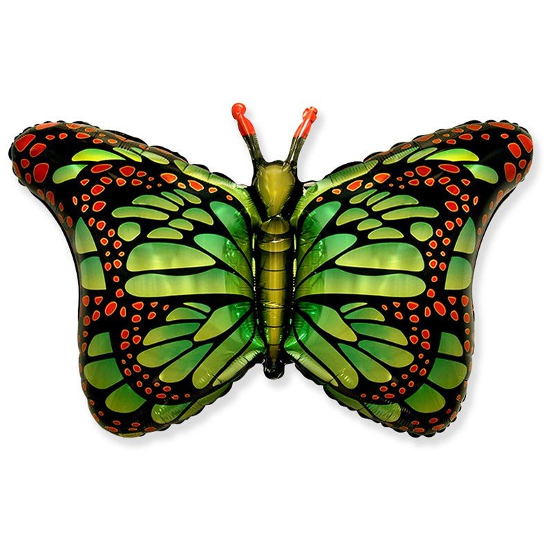 Butterfly Foil Balloon 38 Inch Vibrant Green