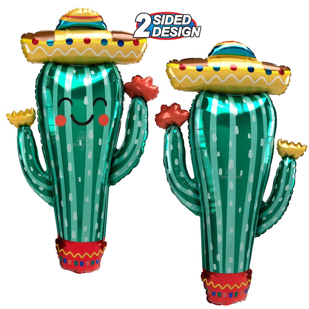 Foil Balloon Fiesta Cactus 38 Inch