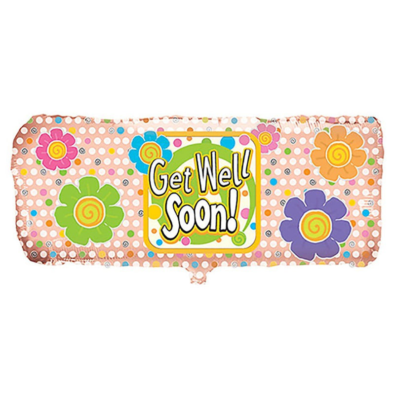 Foil Balloon Get Well Bandaid Shape