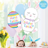 Easter Bunny Foil Balloon 38 Inch