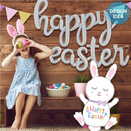 Easter Bunny Foil Balloon 38 Inch