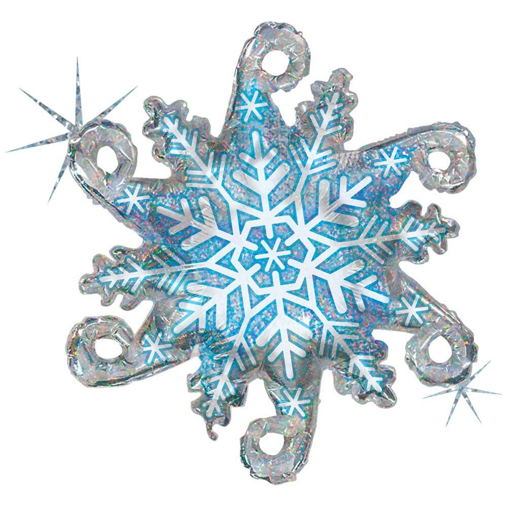 Foil Balloon 38 Inch Linky Snowflake