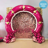 Foil Balloon Modular Arch Panel Baby Blue