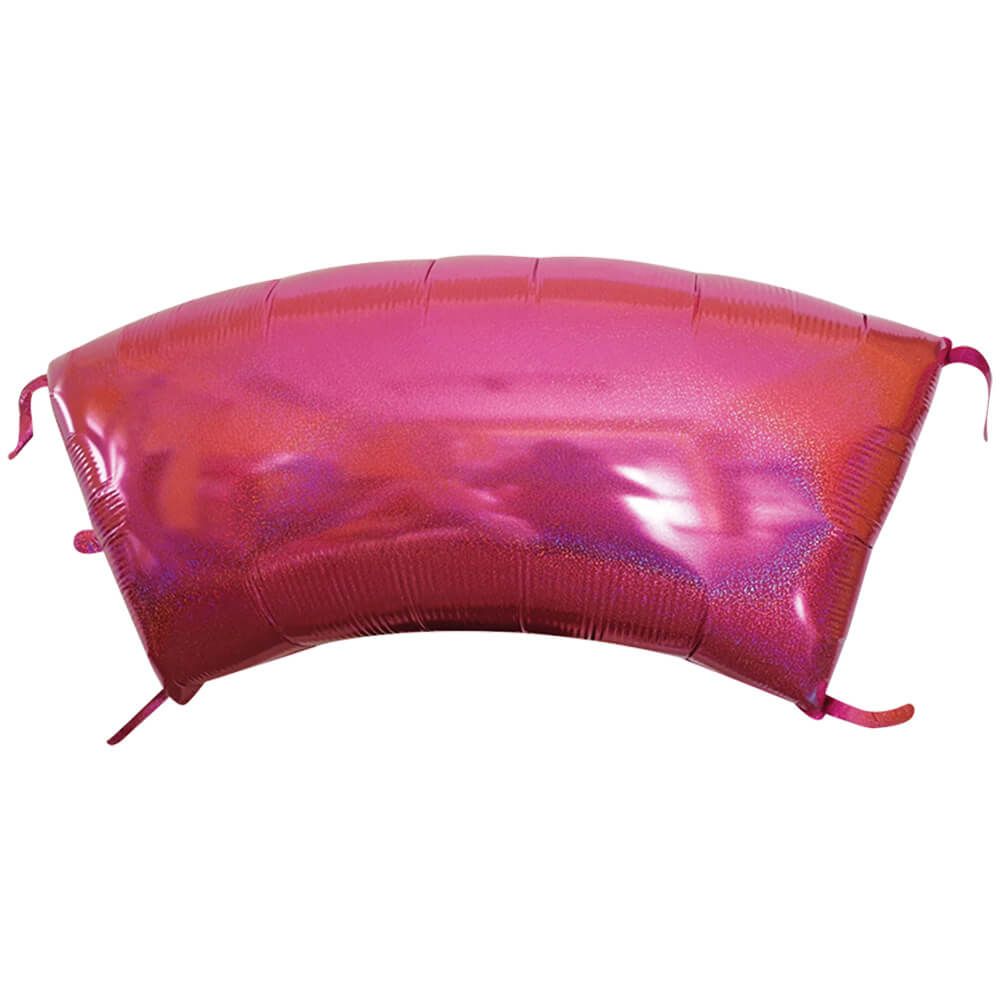 Foil Balloon Modular Arch Panel Glitter Fuchsia