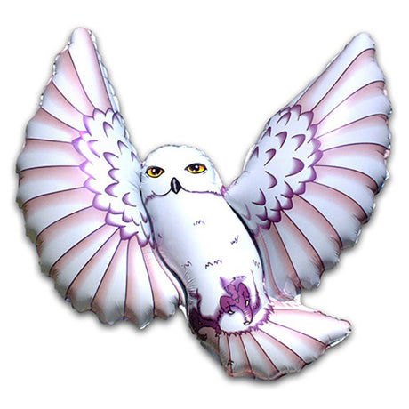 Foil Balloon Snowy White Owl