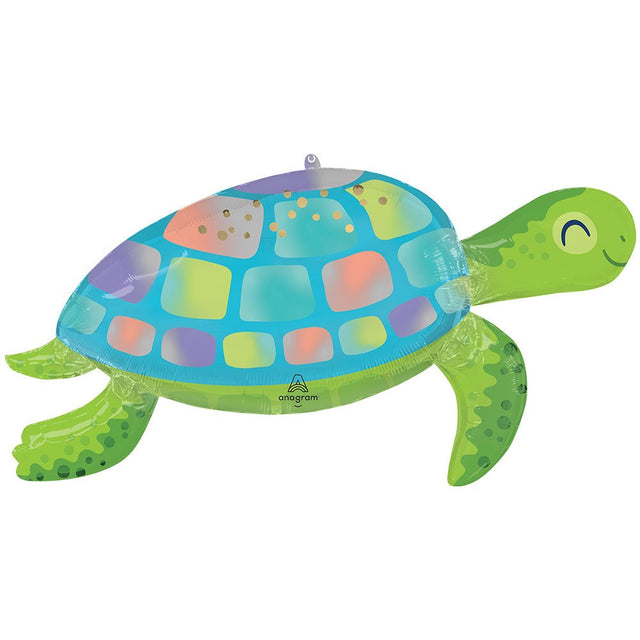 Turtle Foil Balloon 38 Inch Under The Sea