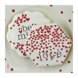 Confection Couture Valentine Confetti Cookie Stencil
