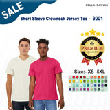 BELLA+CANVAS® Short Sleeve Crewneck Jersey Tee