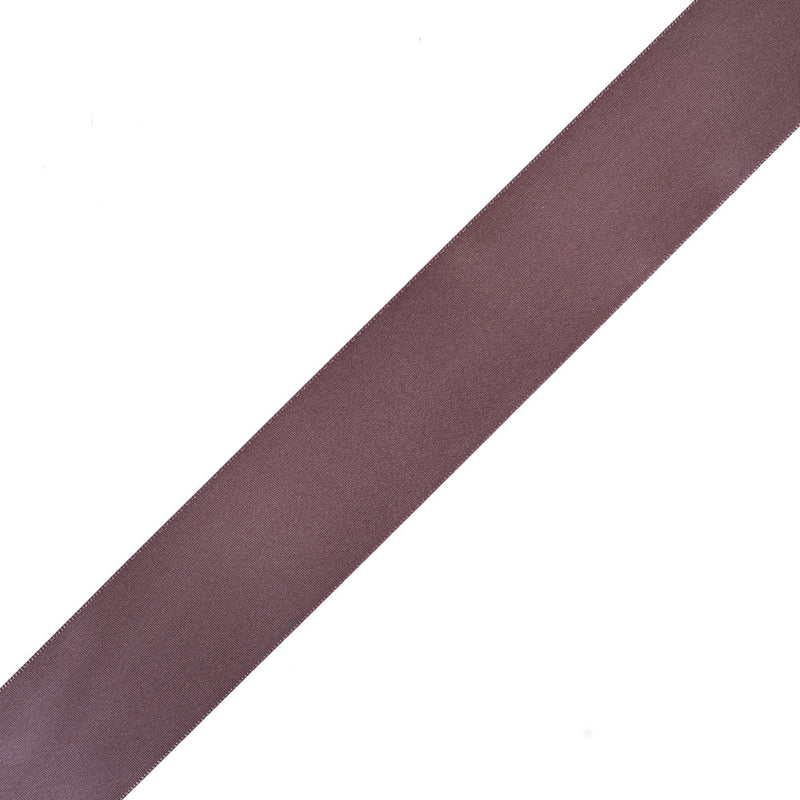 1.5" Taupe Single Face Satin Ribbon