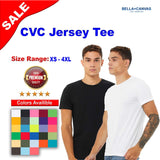 BELLA + CANVAS® CVC Jersey Crewneck Short Sleeve T-Shirt