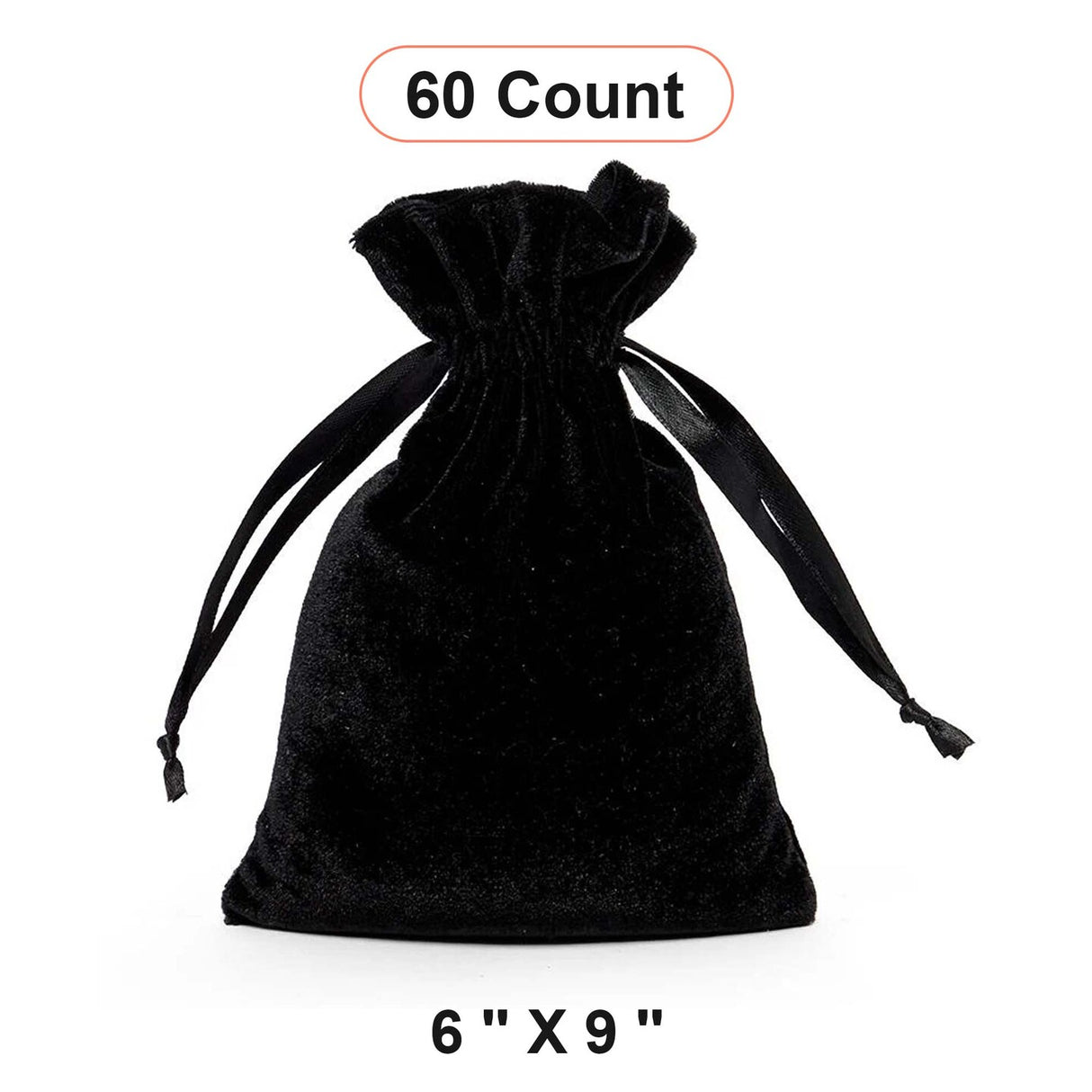 Velvet Bags 6" x 9" Large and Elegant Storage