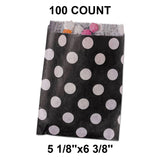 Large Dots Paper Merchandise Bags 5 1/8" x 6 3/8"