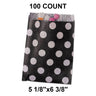 Large Dots Paper Merchandise Bags 5 1/8" x 6 3/8"