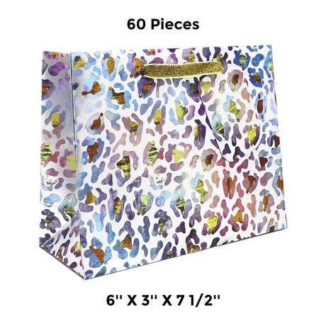 Patterned Gift Bags6" X 3" X 7 1/2" Unique Gift Wrapping Solution