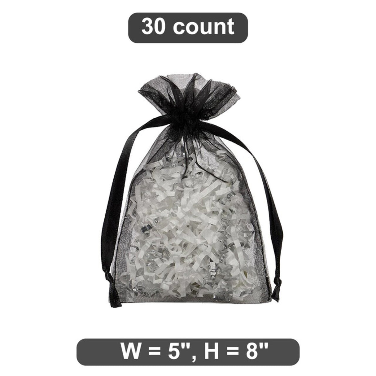 5" x 8" Organza Bag Practical for Storing Craft Supplies