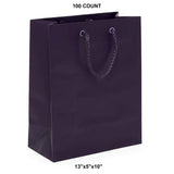 Sleek Matte Euro Tote 13" x 5" x 10"