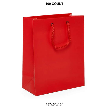 Chic Matte Euro Tote 13" x 5" x 10"