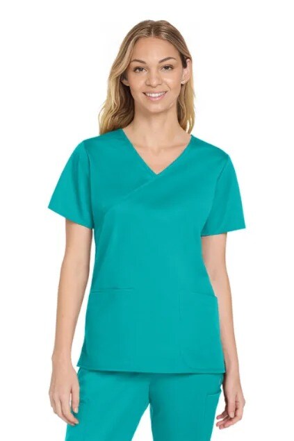 Wink® Women’s WorkFlex Mock Wrap Top