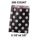 Large Dots Paper Merchandise Bags 5 1/8" x 6 3/8"