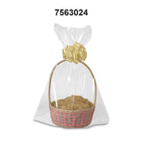 Round Bottom Basket Bags 24'' X 30'' Durable Design