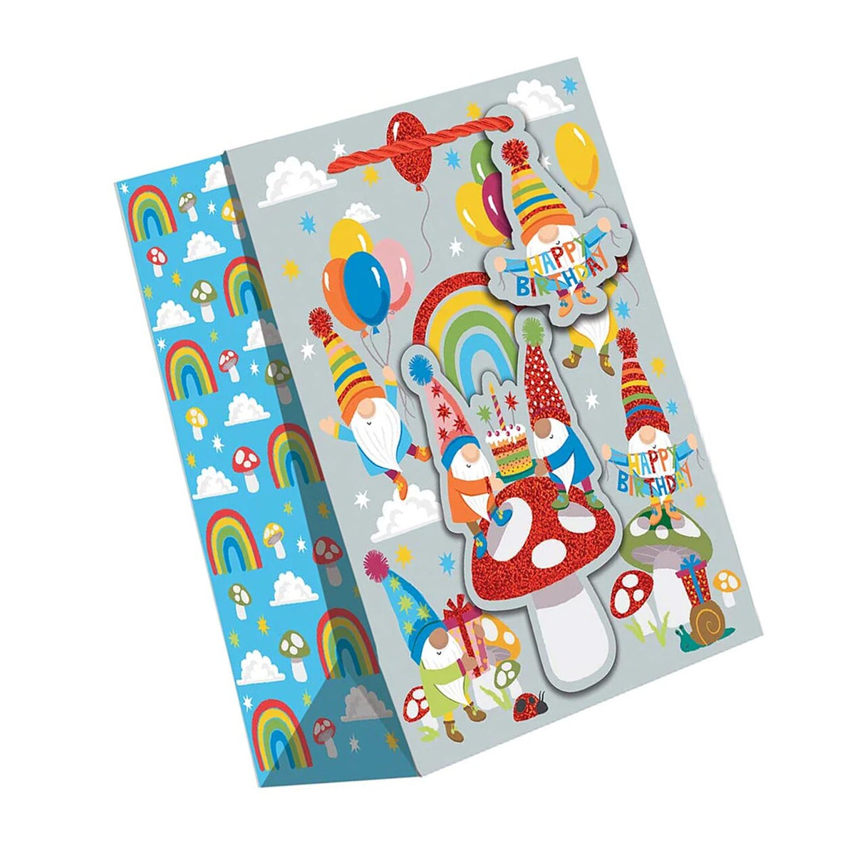Chic Patterned Gift Bags 10" x 4" x 8"