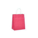 Roomy Bright Matte Shopping Bag with White Interior 16" x 6" x 12"