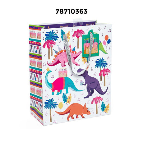 Patterned Gift Bags 10" X 4" X 8"