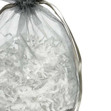 Wide Round Flat Bottom Organza Bags 6 1/2'' x 4'' x 7'' for Party Gifts
