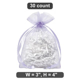 Tiny Organza Bags 3” x 4” for Delicate Wrapping