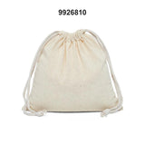 Extra 8" x 10" Plain Cotton Muslin Pouch