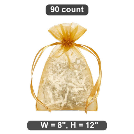 Spacious Gift Wrapping Option 8" x 12" Organza Bag