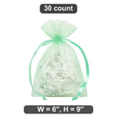 Mini Organza Pouch 6” x 9” for Small Present Packaging