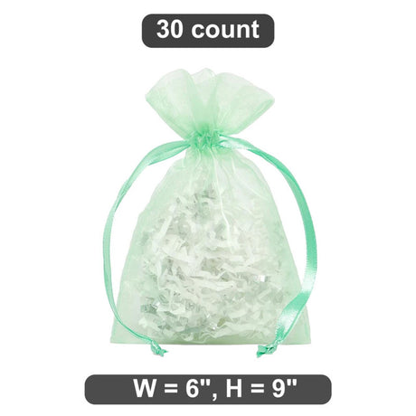 Mini Organza Pouch 6” x 9” for Small Present Packaging