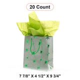Stylish Metallic Star Tote 7.88" x 4.5" x 9.75"
