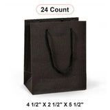 Stylish Embossed Plastic Euro Tote 4.5" x 2.5" x 5.5"