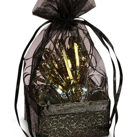 Box On The Bottom Organza Bags 2 1/2'' x 2 7/8'' x 6 1/2'' Favors