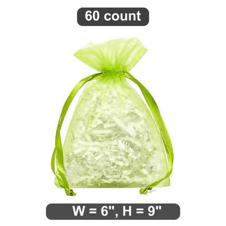 Versatile 6” x 9” Organza Bags Perfect for Any Event