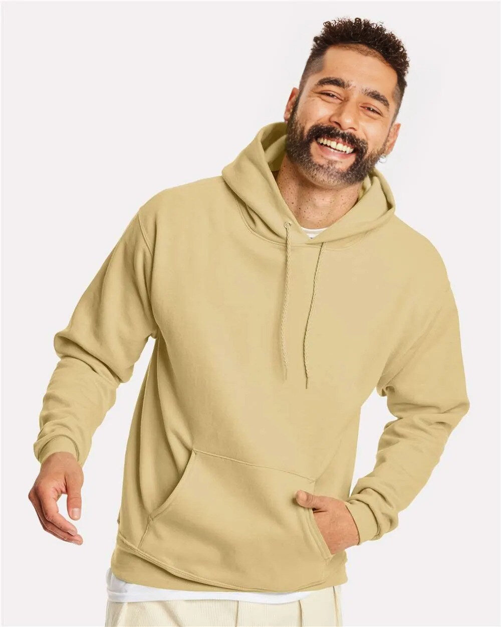 Hanes® Ecosmart Hooded Long Sleeve Sweatshirt