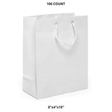 Generous Matte Euro Tote 8" x 4" x 10"