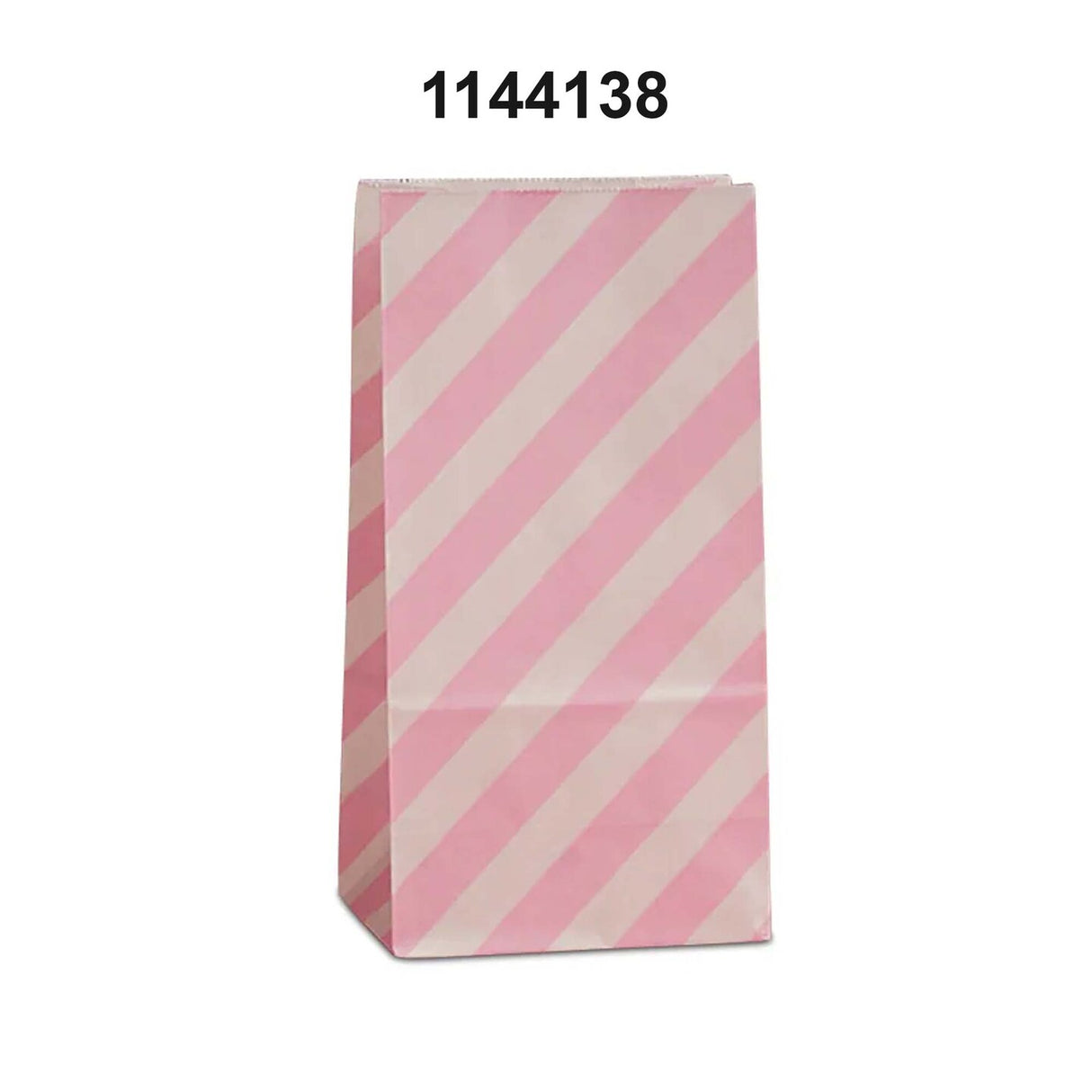 Diagonal Stripe Design SOS Bags 3 5/8'' x 2 1/4'' x 7''
