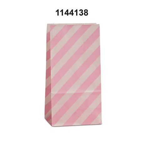 Diagonal Stripe Design SOS Bags 3 5/8'' x 2 1/4'' x 7''